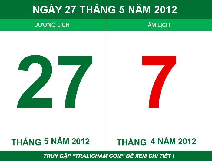 Ngày 27 tháng 5 năm 2012