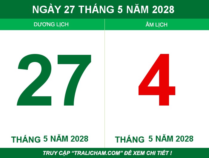 Ngày 27 tháng 5 năm 2028
