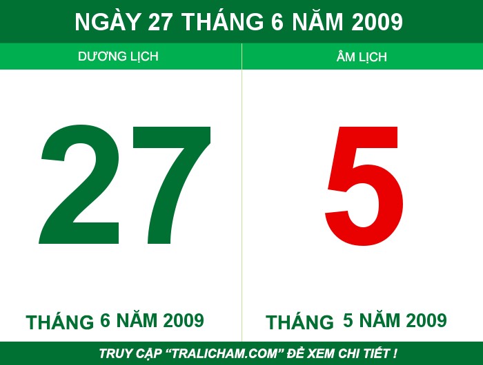 Ngày 27 tháng 6 năm 2009
