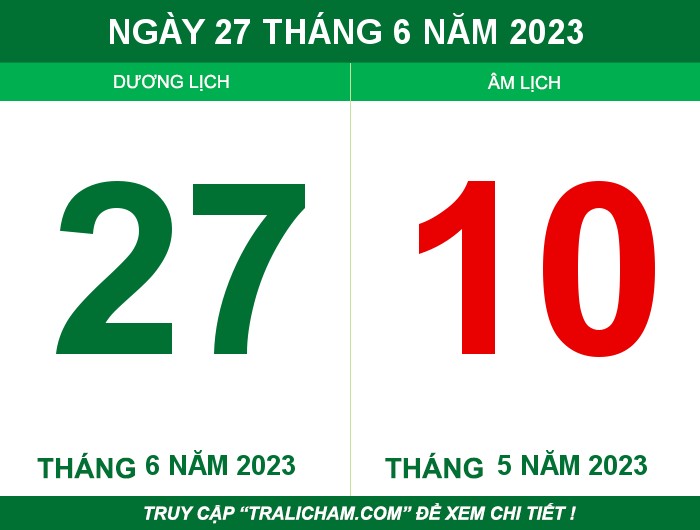 Ngày 27 tháng 6 năm 2023