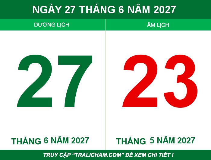 Ngày 27 tháng 6 năm 2027