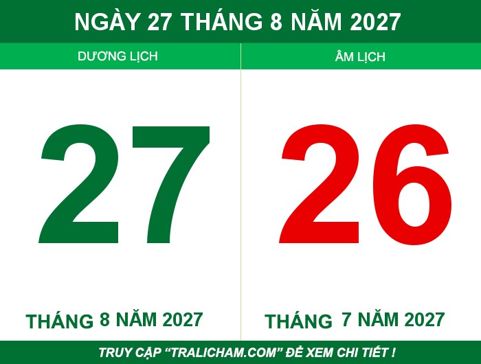 Ngày 27 tháng 8 năm 2027