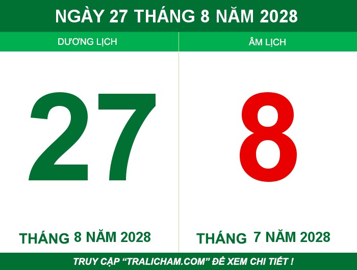 Ngày 27 tháng 8 năm 2028