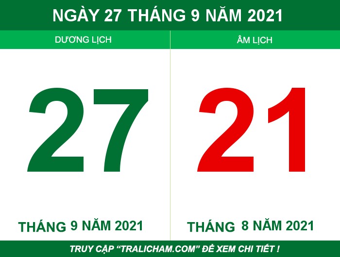 Ngày 27 tháng 9 năm 2021