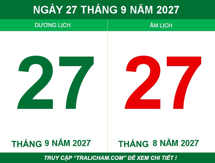 Ngày 27 tháng 9 năm 2027