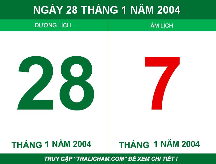 Ngày 28 tháng 1 năm 2004