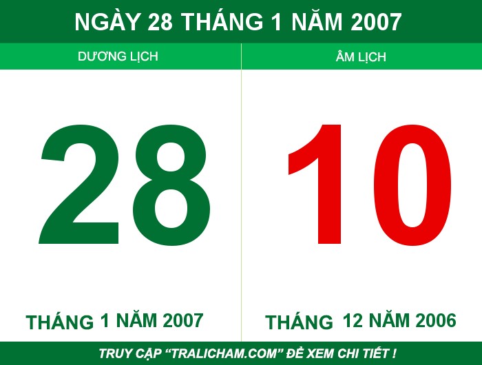 Ngày 28 tháng 1 năm 2007