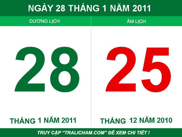 Ngày 28 tháng 1 năm 2011