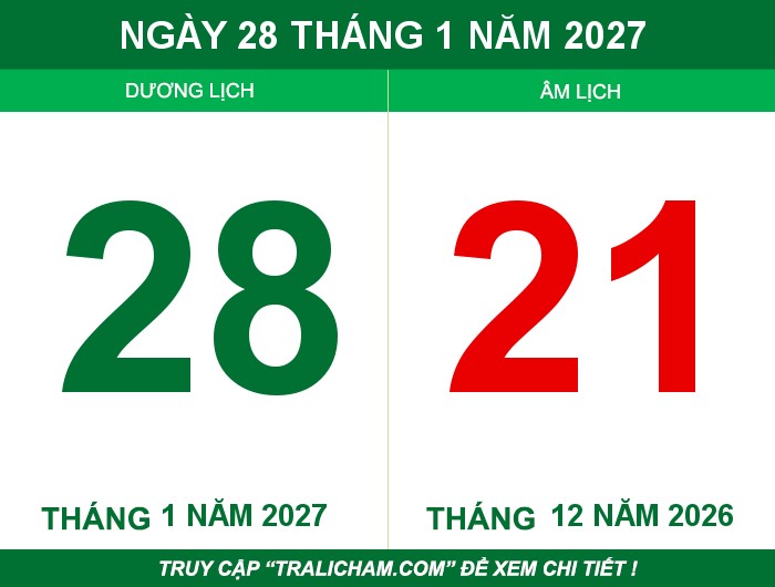 Ngày 28 tháng 1 năm 2027