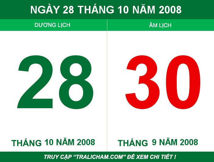 Ngày 28 tháng 10 năm 2008