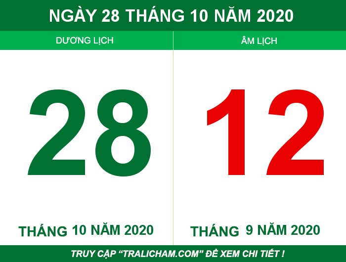 Ngày 28 tháng 10 năm 2020