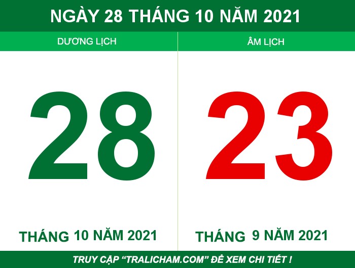 Ngày 28 tháng 10 năm 2021