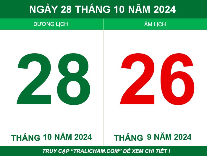 Ngày 28 tháng 10 năm 2024