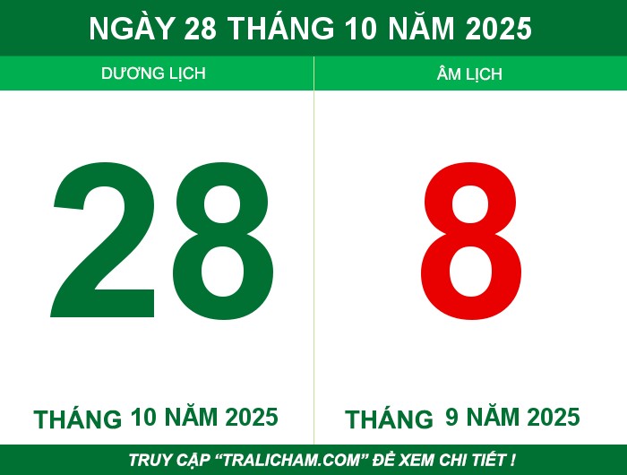 Ngày 28 tháng 10 năm 2025