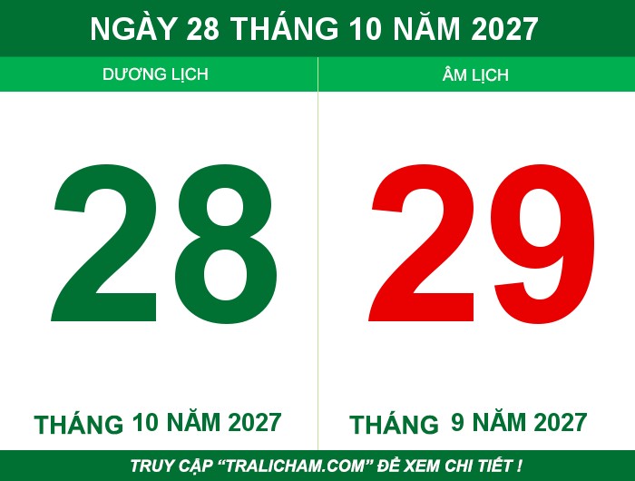 Ngày 28 tháng 10 năm 2027