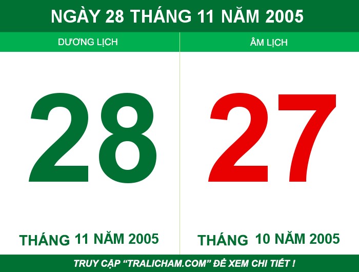 Ngày 28 tháng 11 năm 2005