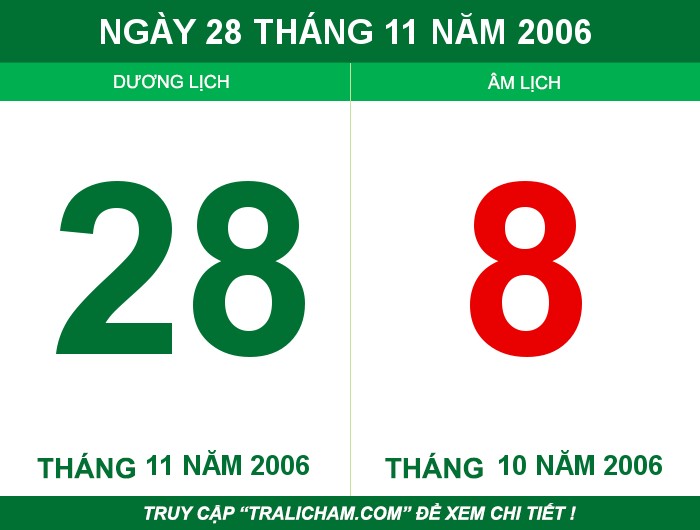 Ngày 28 tháng 11 năm 2006