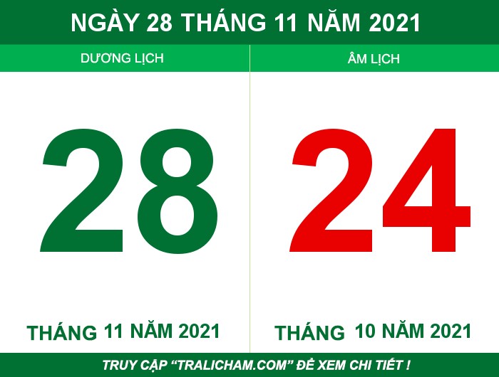 Ngày 28 tháng 11 năm 2021