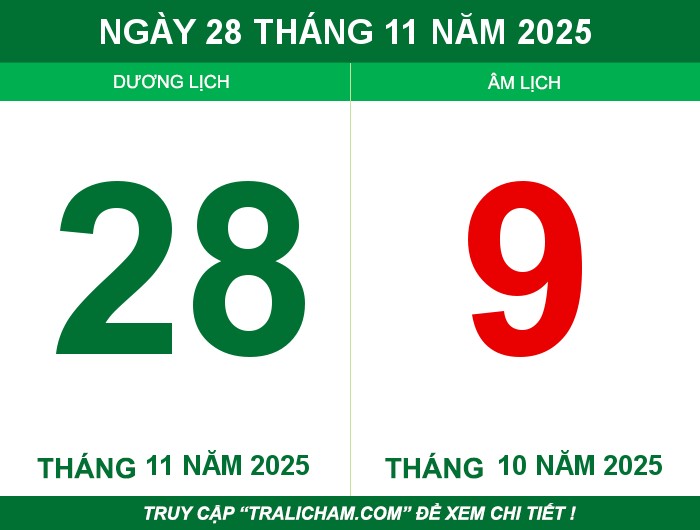 Ngày 28 tháng 11 năm 2025