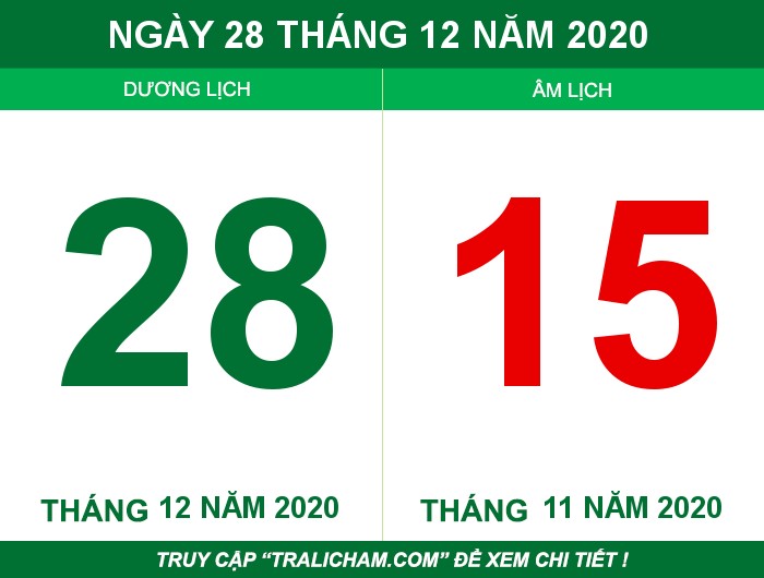 Ngày 28 tháng 12 năm 2020