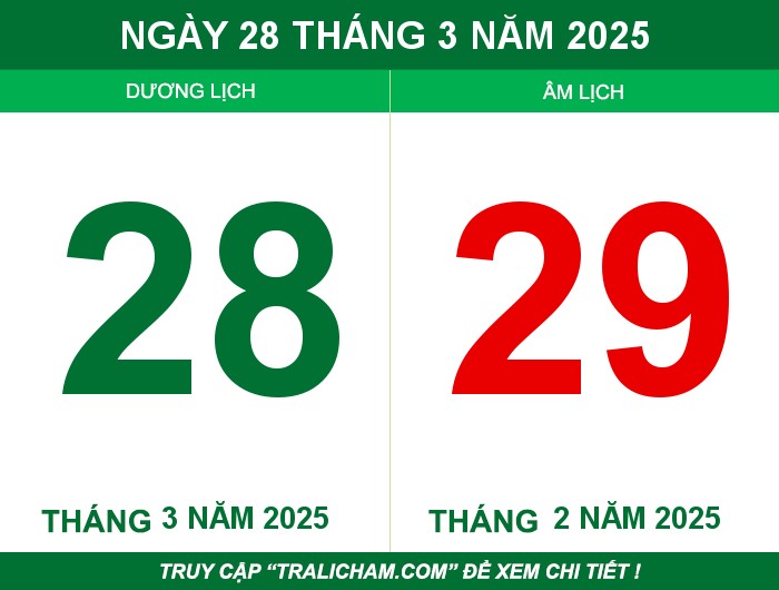 Ngày 28 tháng 3 năm 2025