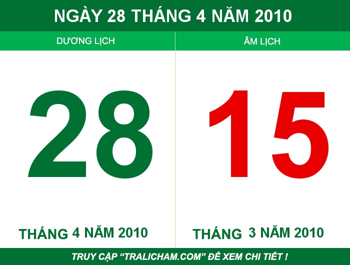 Ngày 28 tháng 4 năm 2010