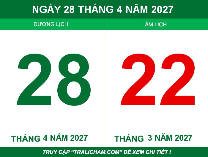 Ngày 28 tháng 4 năm 2027