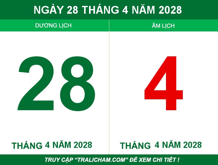 Ngày 28 tháng 4 năm 2028
