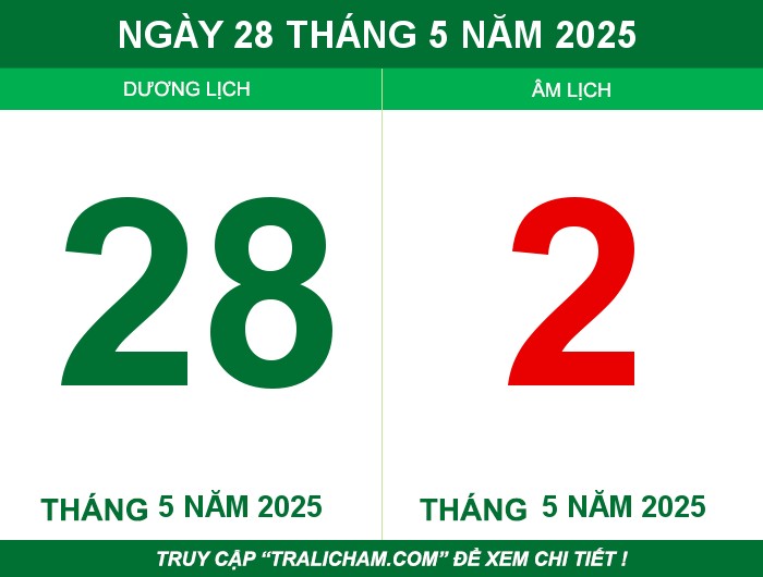 Ngày 28 tháng 5 năm 2025