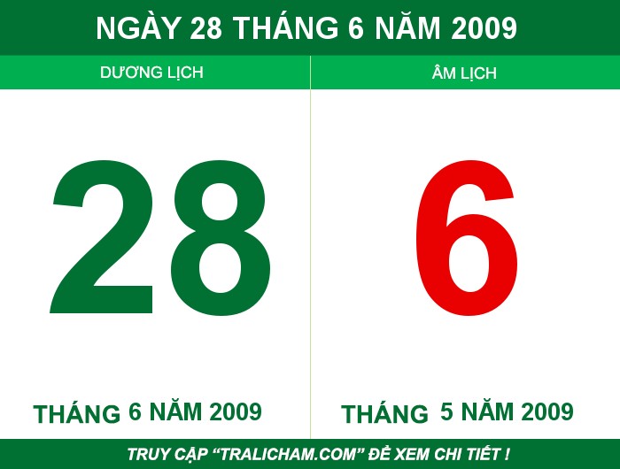 Ngày 28 tháng 6 năm 2009