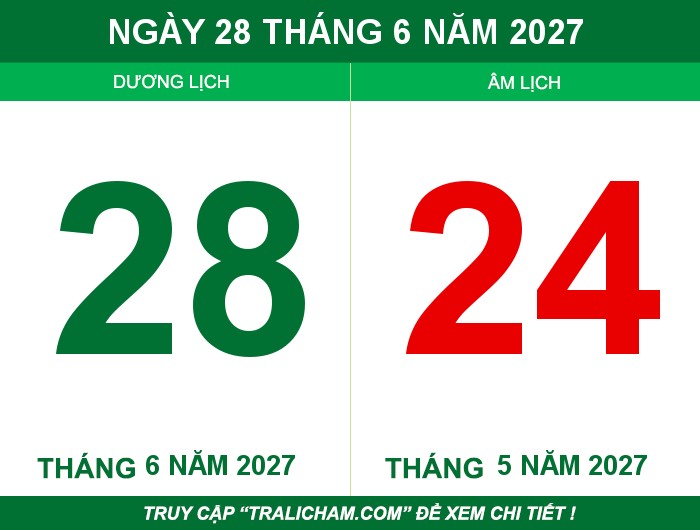 Ngày 28 tháng 6 năm 2027