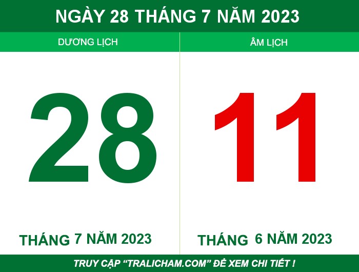 Ngày 28 tháng 7 năm 2023