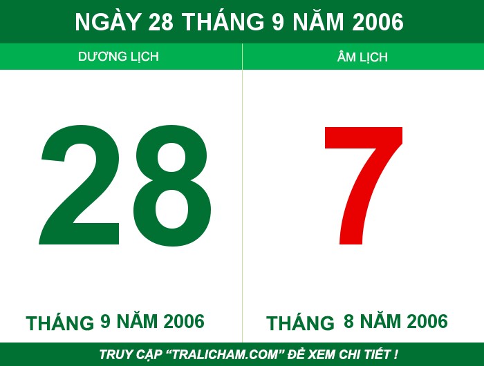Ngày 28 tháng 9 năm 2006