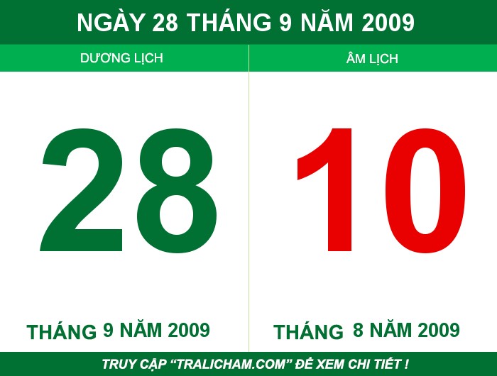 Ngày 28 tháng 9 năm 2009