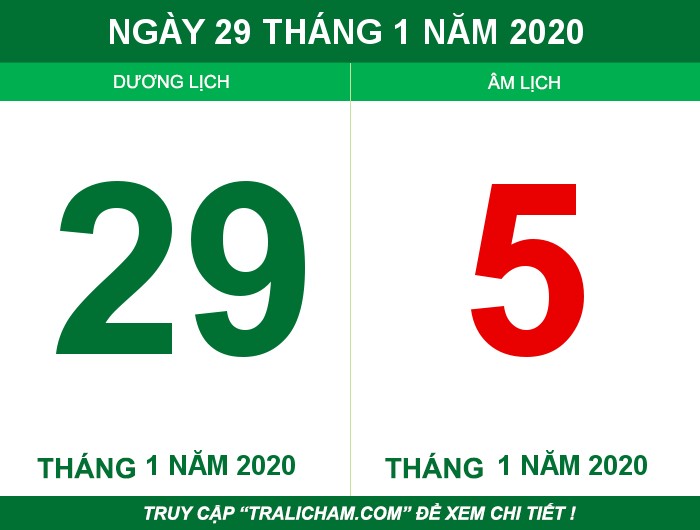 Ngày 29 tháng 1 năm 2020