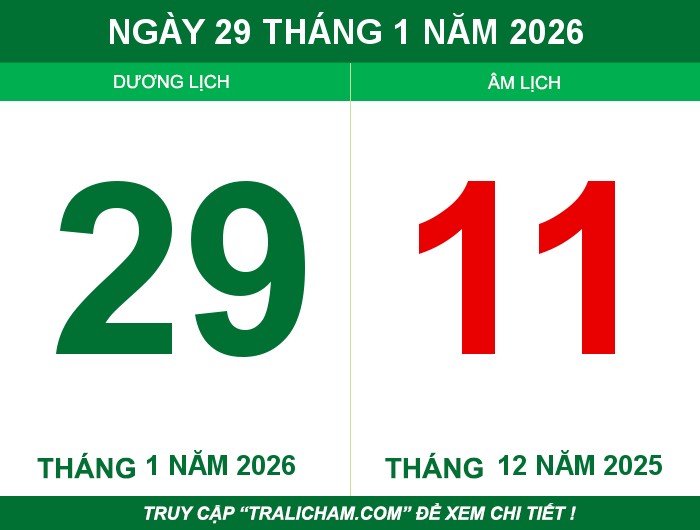 Ngày 29 tháng 1 năm 2026