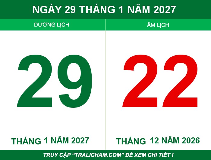 Ngày 29 tháng 1 năm 2027