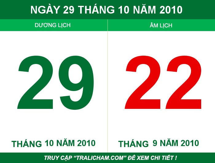 Ngày 29 tháng 10 năm 2010