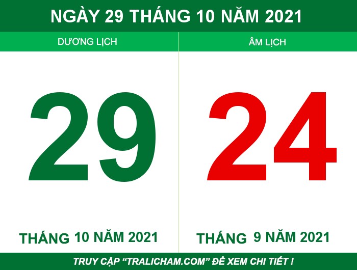Ngày 29 tháng 10 năm 2021