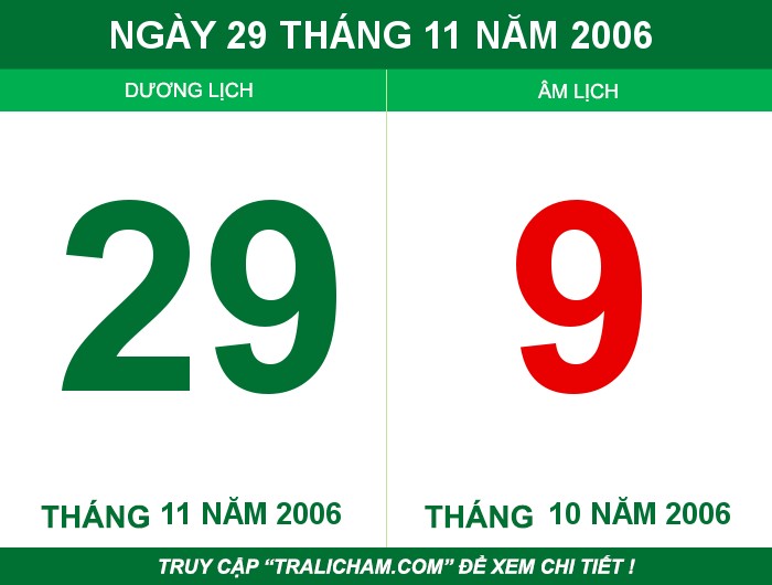 Ngày 29 tháng 11 năm 2006