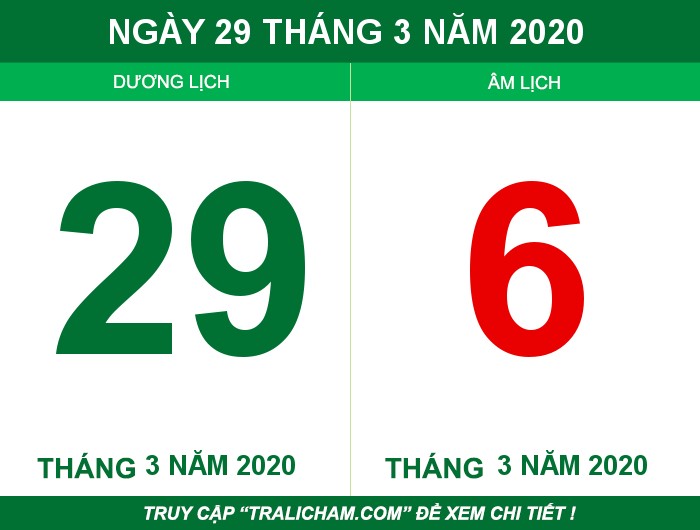 Ngày 29 tháng 3 năm 2020