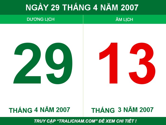 Ngày 29 tháng 4 năm 2007