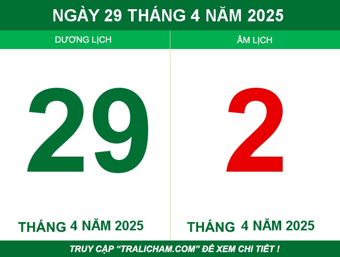 Ngày 29 tháng 4 năm 2025