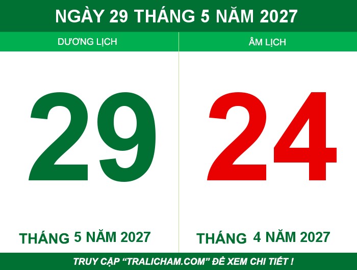 Ngày 29 tháng 5 năm 2027