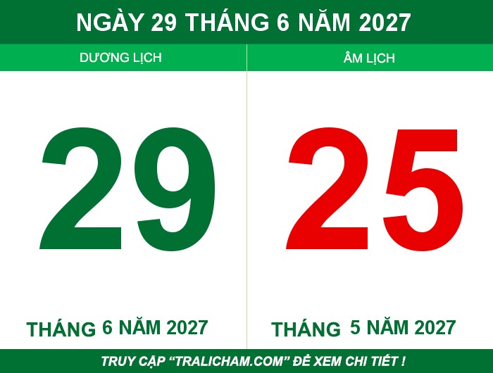 Ngày 29 tháng 6 năm 2027