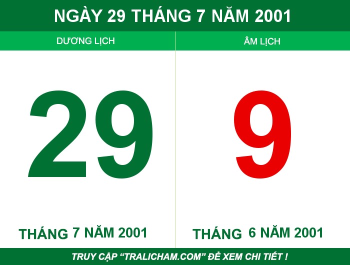 Ngày 29 tháng 7 năm 2001