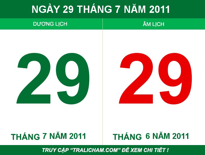 Ngày 29 tháng 7 năm 2011