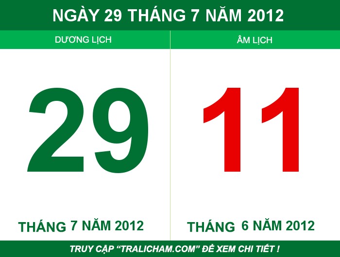 Ngày 29 tháng 7 năm 2012