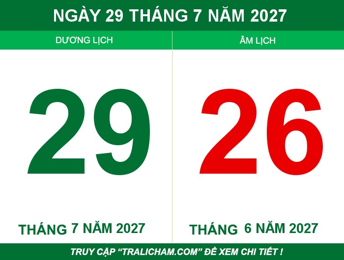 Ngày 29 tháng 7 năm 2027