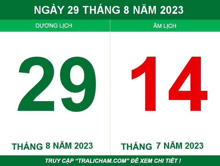 Ngày 29 tháng 8 năm 2023